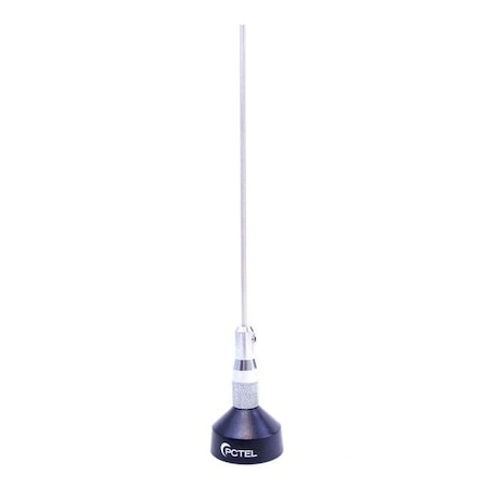Pctel PCTEL & Maxrad MAXMFT 118-940 MHz 200W Field Tunable Unity 1 by 4 Wave Black & Chrome Antenna MAXMFT